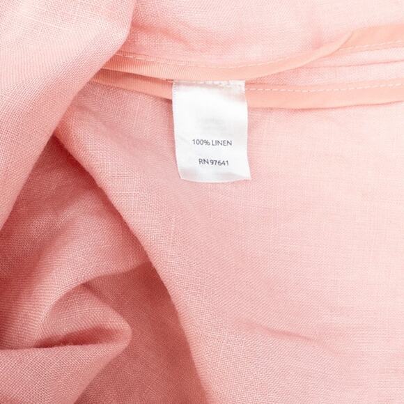 J Jill Linen Flare Sleeveless Maxi Dress Pink Women's Medium - Picture 5 of 5